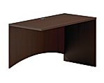Mayline® Brighton Collection Laminate Return, 29"H x 48"W x 24"D, Mocha 1 thumbnail image